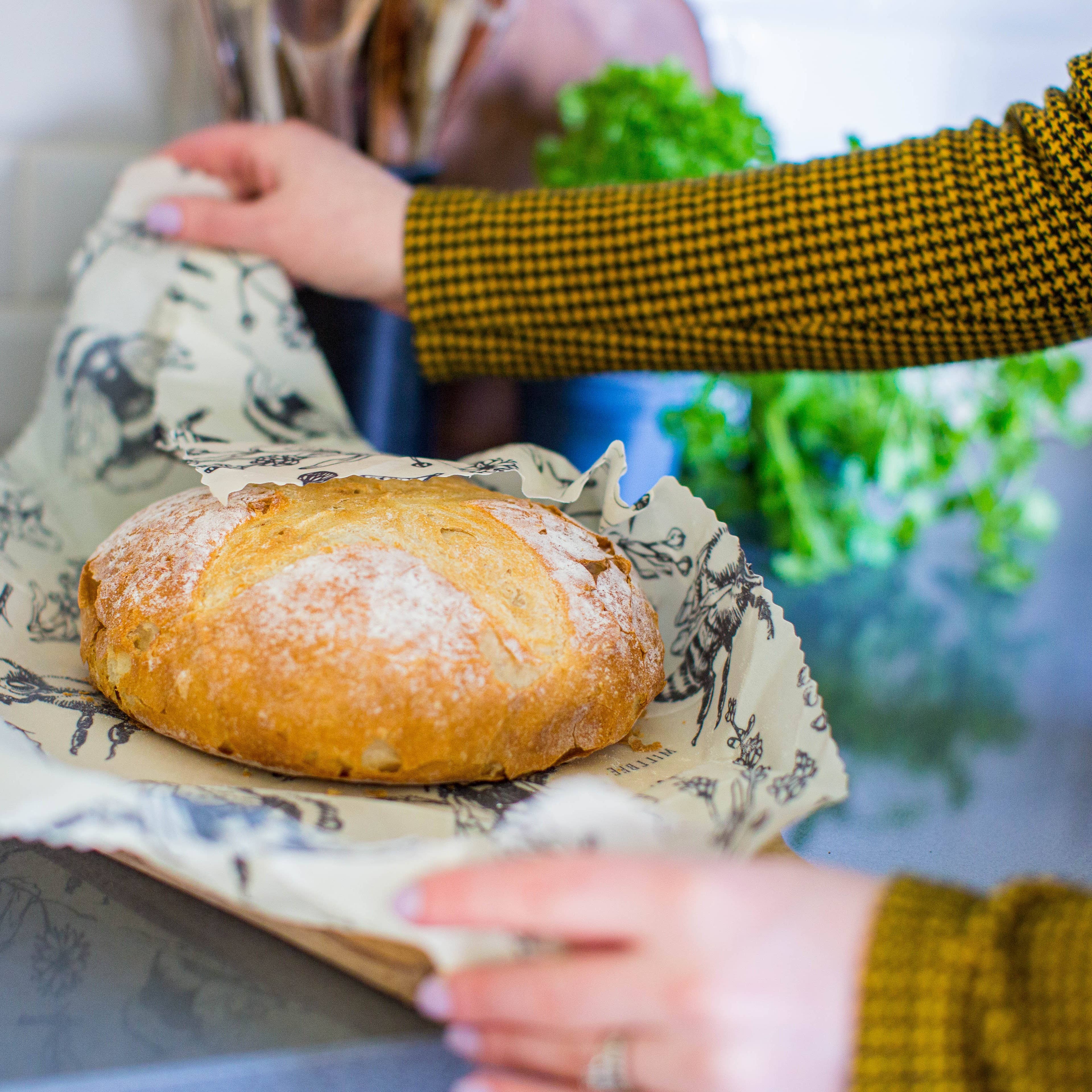 Millbee - Wholesale Food Storage Wrap/Bag - Large Beeswax Bread Wrap6