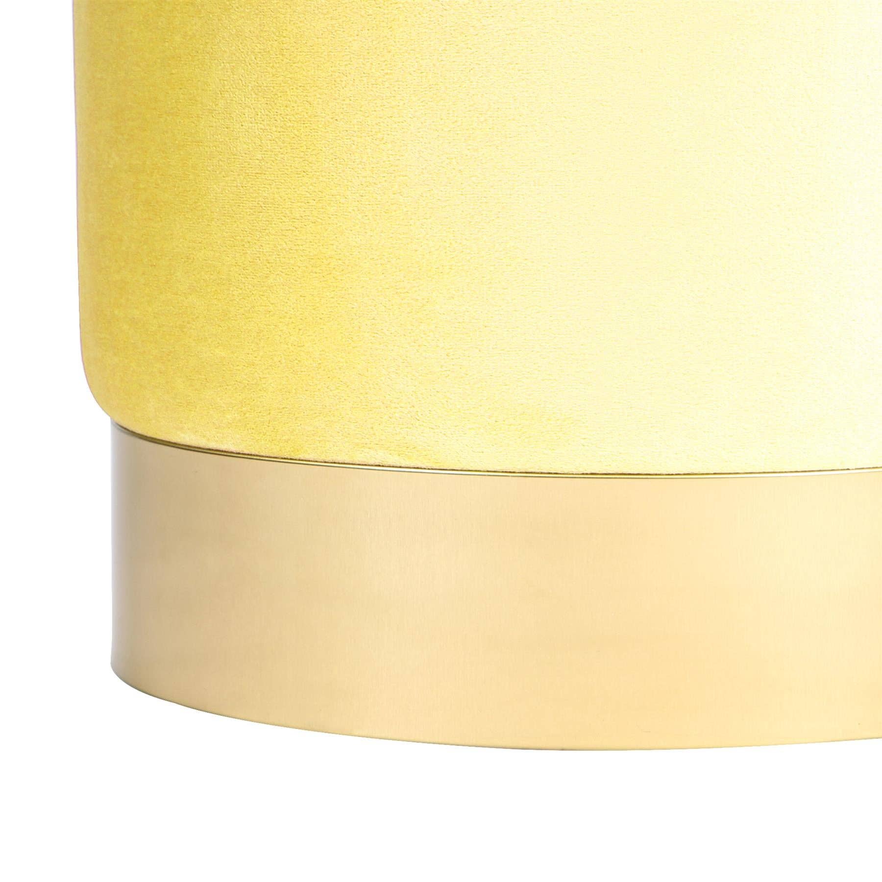 Rinkit Ltd – Großhandel Hocker – Runder samtbezogener Hocker als Fußbank – 29 cm Durchmesser x 36 cm Höhe – von Harbour Housewares48