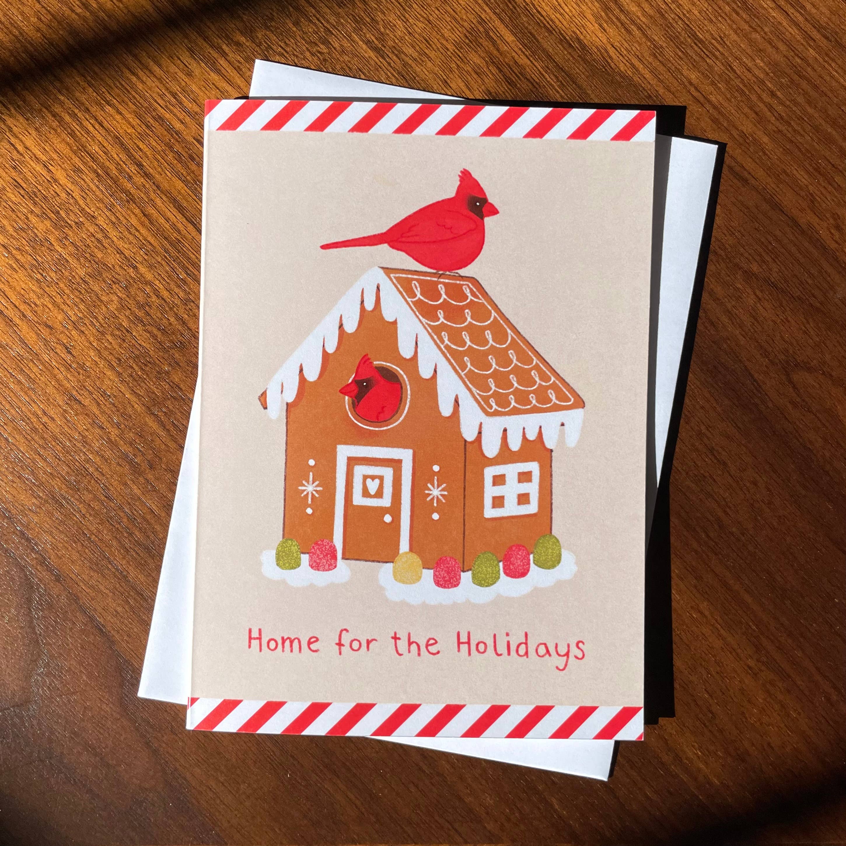 Tiday Art - Wholesale Christmas Card - Home for the Holidays - A6 Greeting Card Pack1