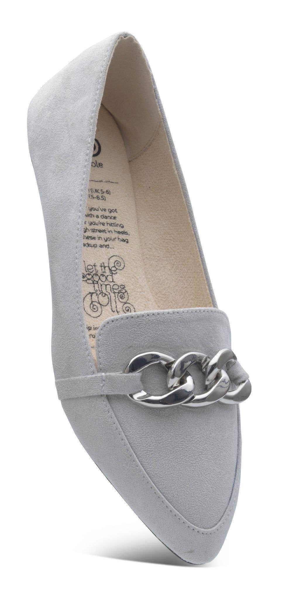 Rollasole - Vendita all'ingrosso Ballerine - Donna - Cielo satinato1