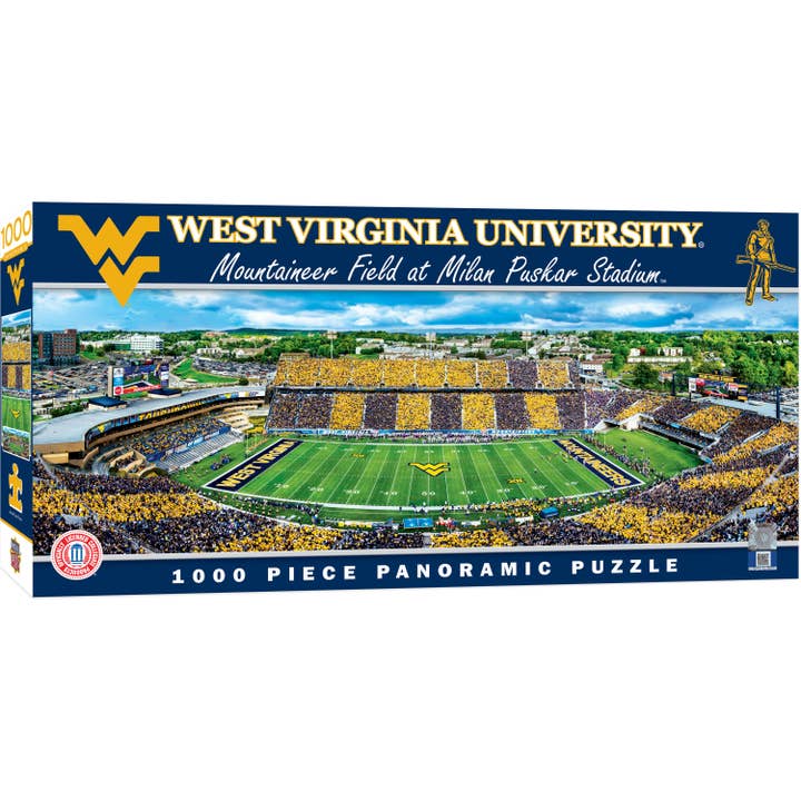Masterpieces Puzzles - Wholesale Puzzle - Adult - West Virginia - 1000 Piece Panoramic Puzzle - Center View