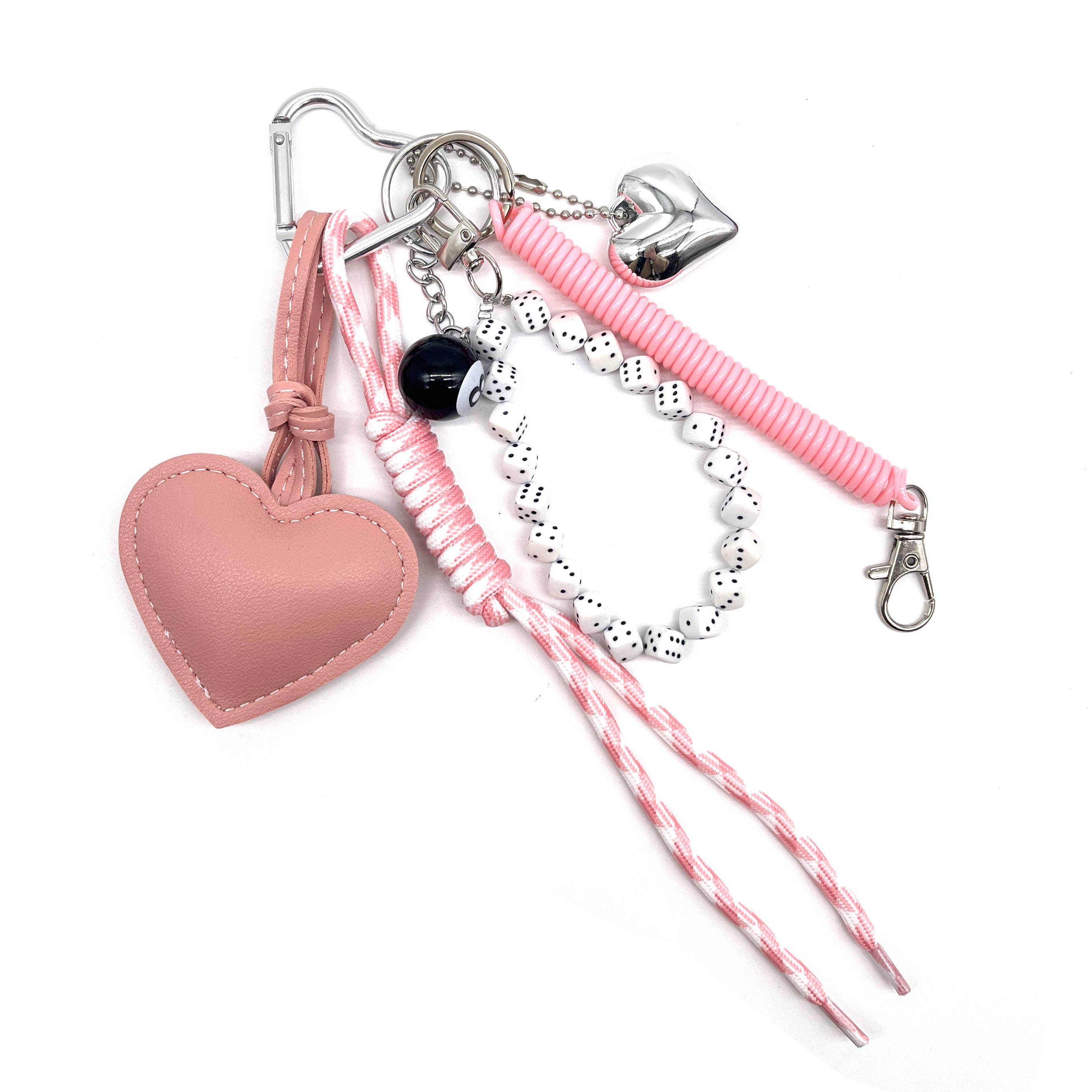 Vimoda - Vente Accessoire de sac – femme - Bijou de sac - Bag Charm - COEUR8
