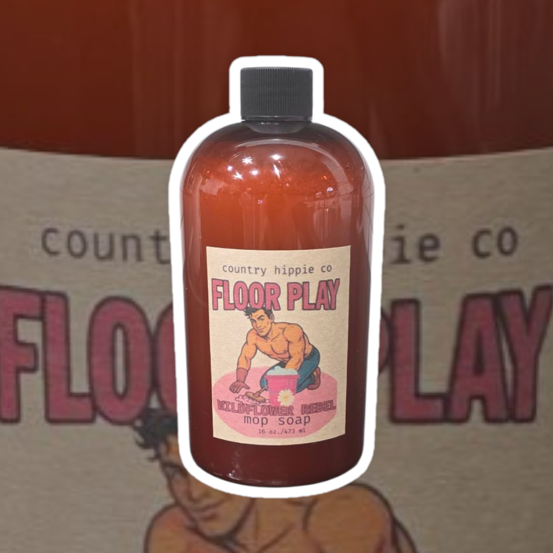 Country Hippie Co. - Wholesale Multi-Surface Cleaner - FLOOR PLAY Mop Soap 16 oz.9