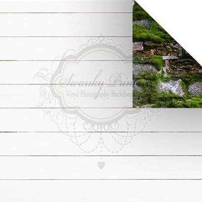 NOUVEL ARTICLE/Toile de fond réversible en vinyle de 7 pi x 5 pi /double pour la vente par Swanky Prints