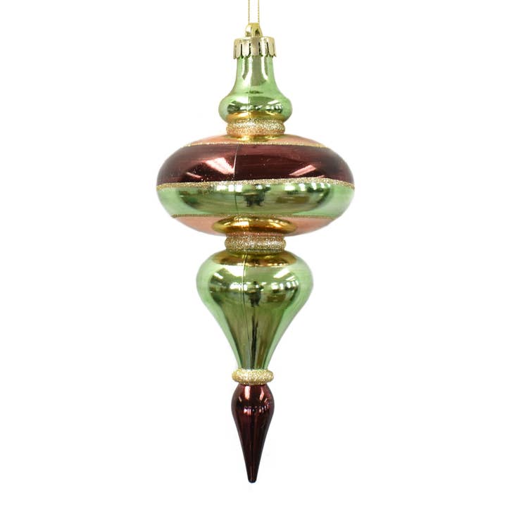 David Christopher's Collection - Wholesale Ornament - 10" VP Big Shoulder Finial-Plastic Christmas Ornament