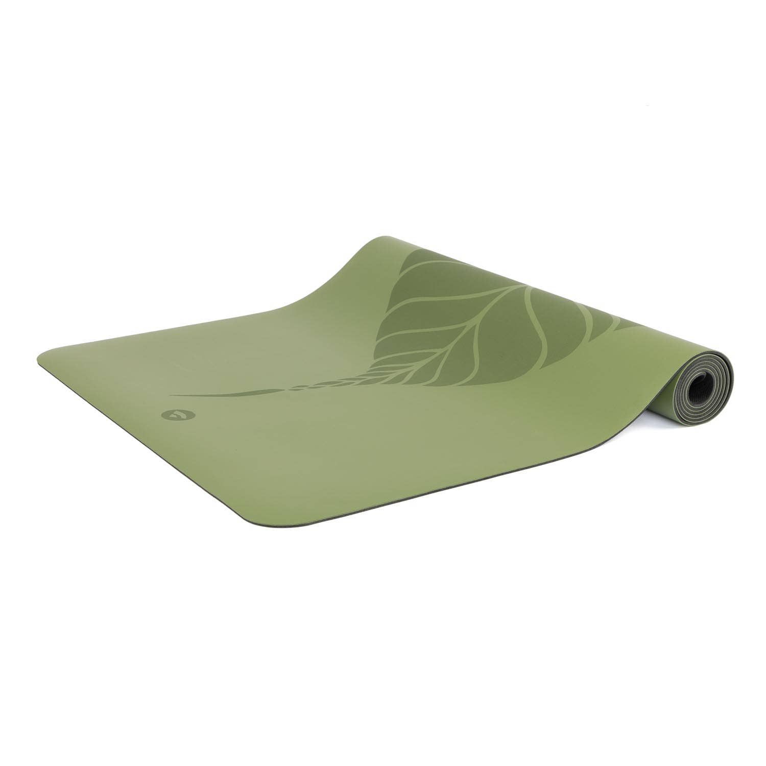 Bodynova - Wholesale Yoga Mat - PHOENIX Mat, Bodhi Leaves, dark green3