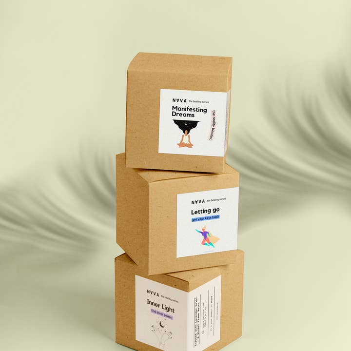 NAVA - Wholesale Jar/Filled Candle - 	
Aromatherapy Organic Soy Candle - Inner Light 3