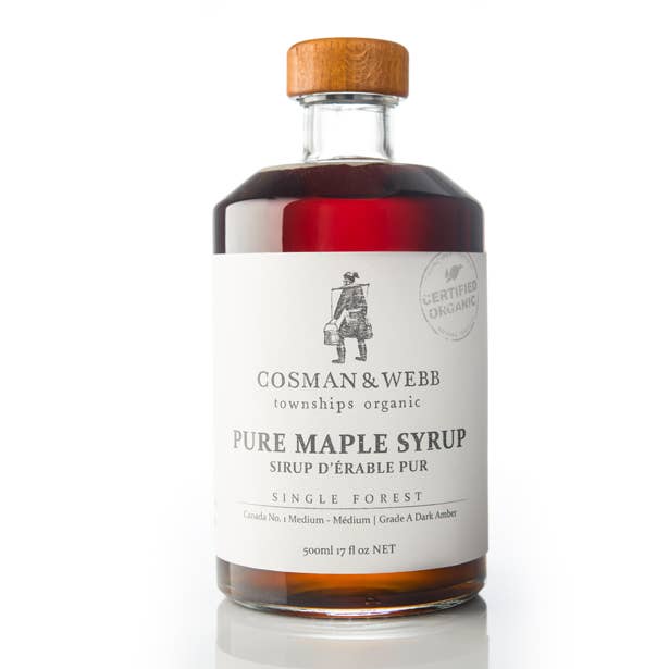 Organic Maple Syrup, 500ml for wholesale by Cosman & Webb Townships Organic