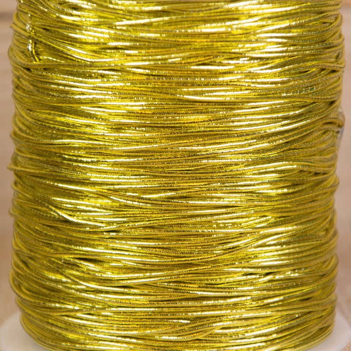 kadopapier.net – wholesale Band – Tunt elastiskt band Guld
