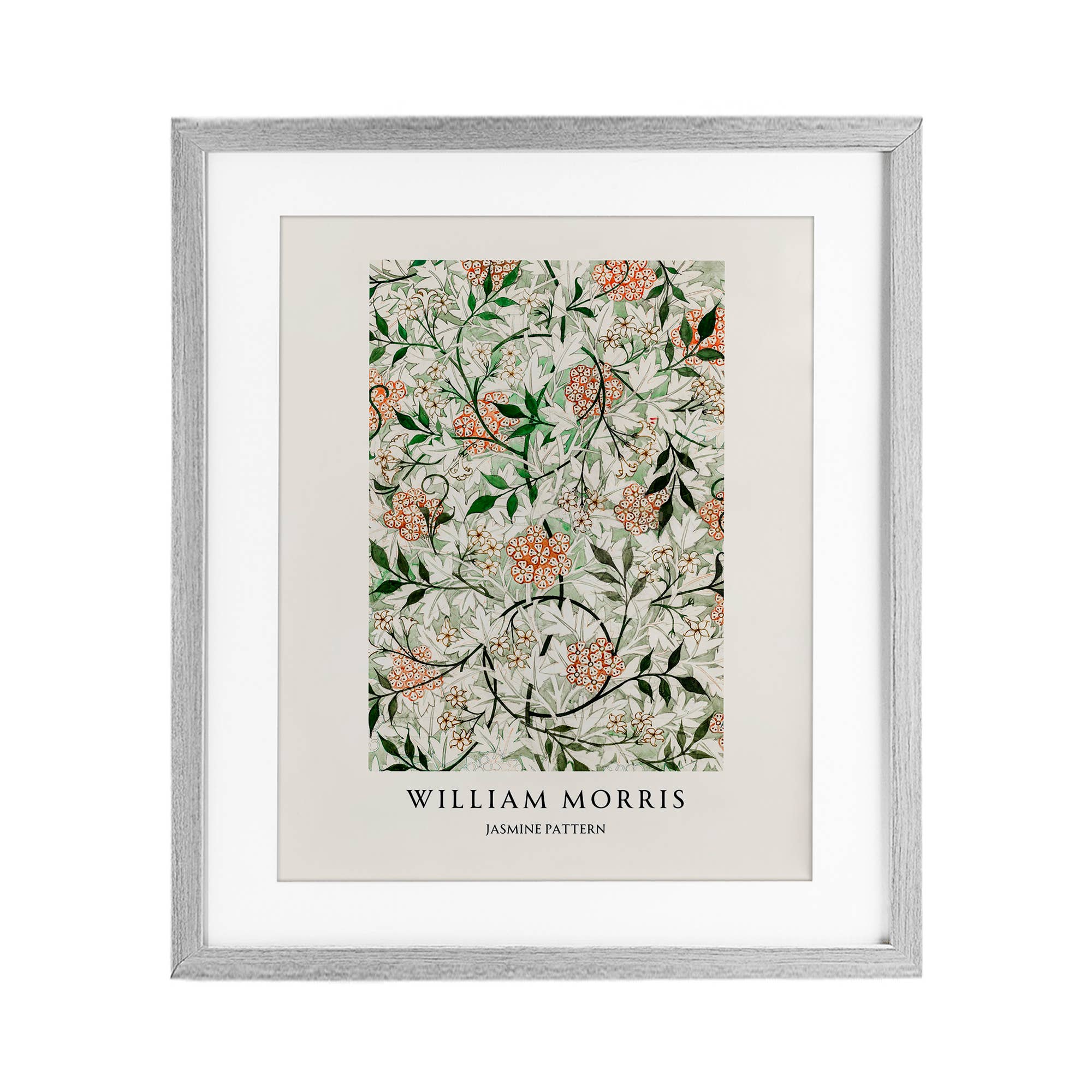 Stupell Industries - Wholesale Wall Sign - William Morris Jasmine Pattern - Print Under Glass Wall Art11