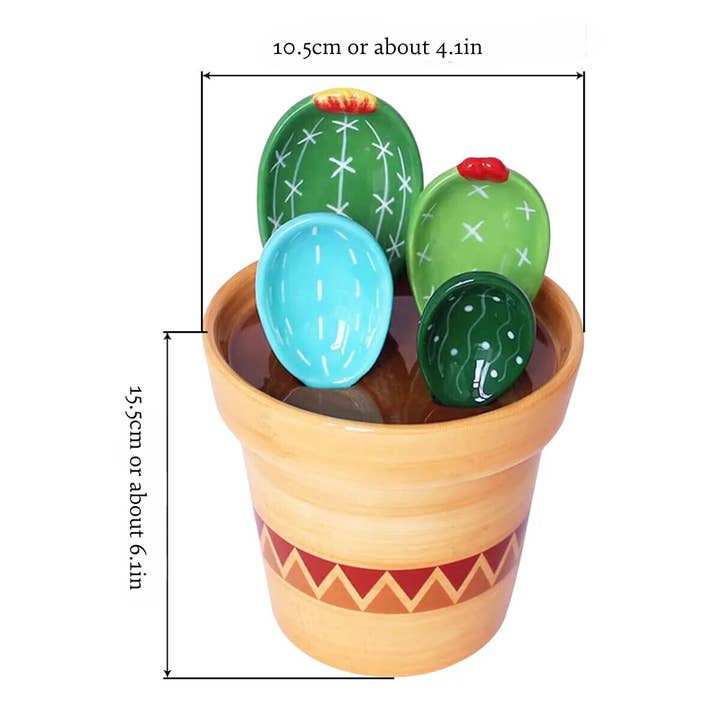 Moderny - Wholesale Measuring Spoon - Cactus Measuring Spoon Set7