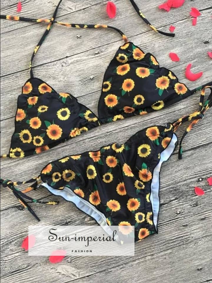 Sun Imperial - Wholesale Two Piece Swimsuit - Women's - Floral Print Bikinis new Swimwear Women Swimsuit Beach2