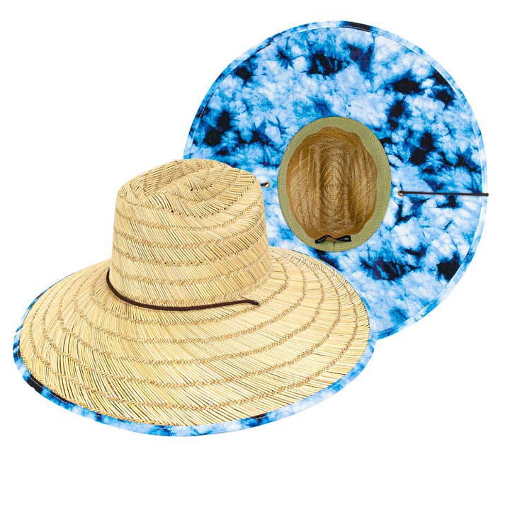 Tied Straw Lifeguard Hat for wholesale by Peter Grimm