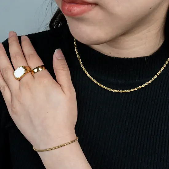 Sunbalm Jewelry – Großhandel Glieder- & Kettenarmband – Runde Schlangenkettenarmband1