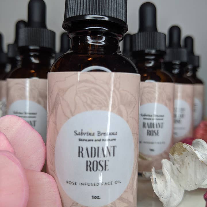 Radiant Rose Face Oil for engroshandel hos Sabrina Breanna Skincare and Haircare