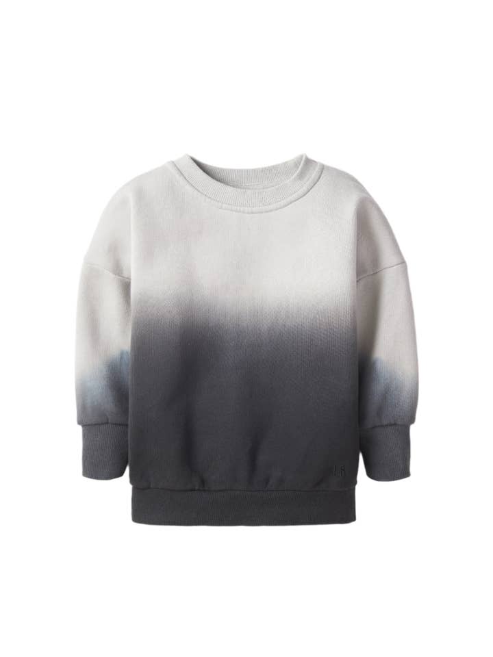 Little Bipsy - Wholesale Sweatshirt - Kids - Ombre Elevated Crewneck - Black