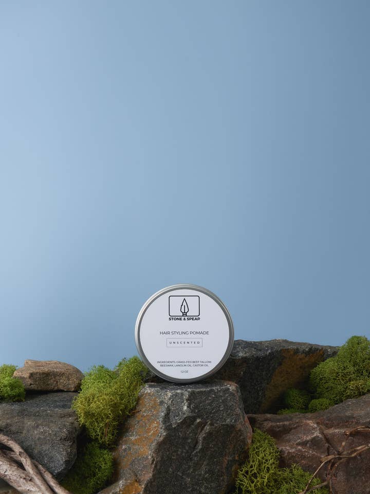 Tallow Hair Styling Pomade for wholesale by Stone & Spear