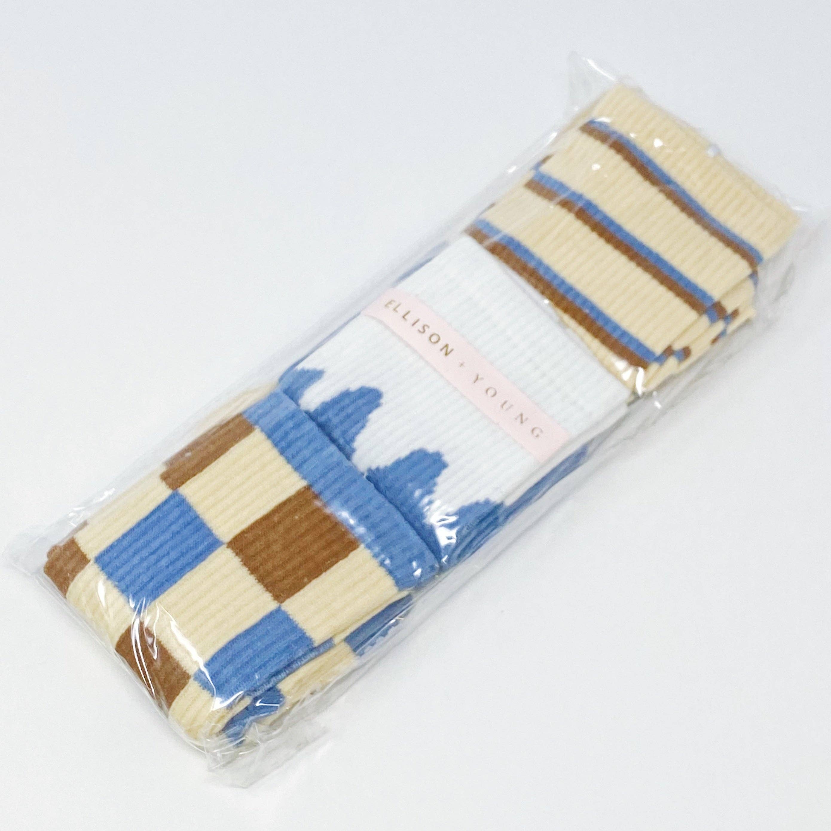 Ellison+Young - Wholesale Socks - Women's - Trendy Pattern Trio Socks Set2