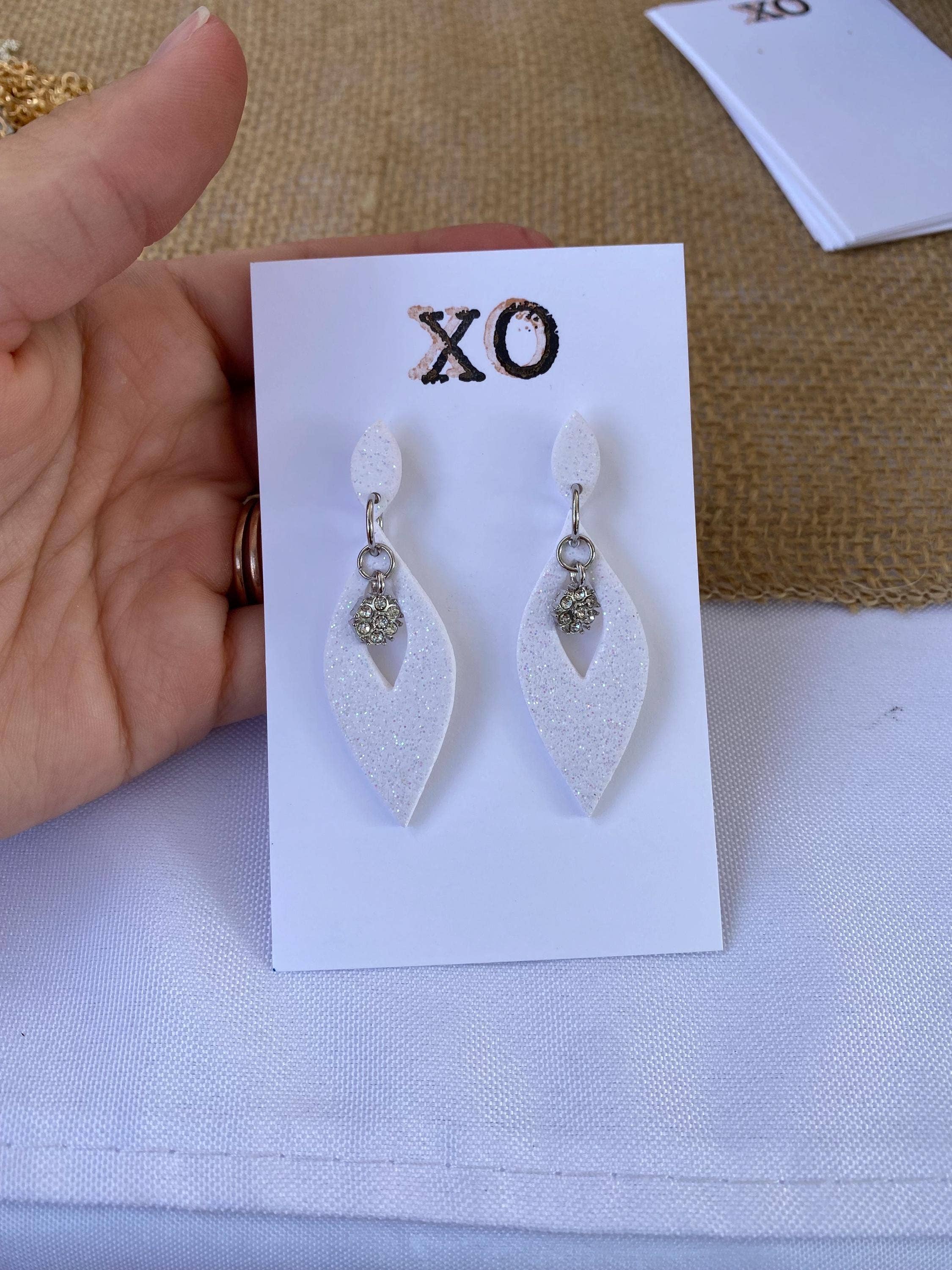 XO Lex Tucker - Wholesale Dangle Earrings - Elegant Handmade Polymer Clay Earrings0