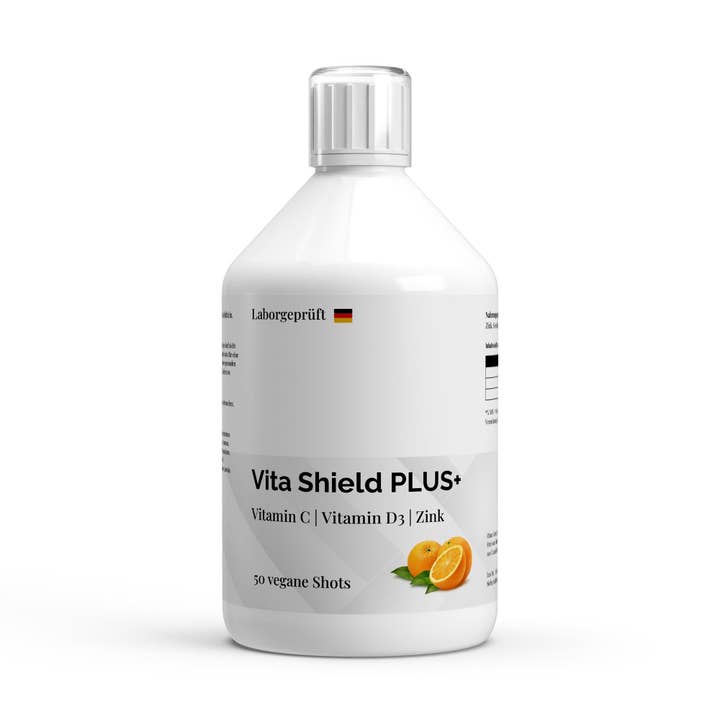 Vita Shield PLUS+ Shots - Orange fraîche - 500 ml pour la vente par Lojahub.shop