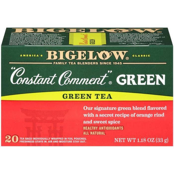 KeHE Distributors, LLC - Vente Sachets de thé - Bigelow "Constant Comment" Mélange de Thé Vert 20 sachets