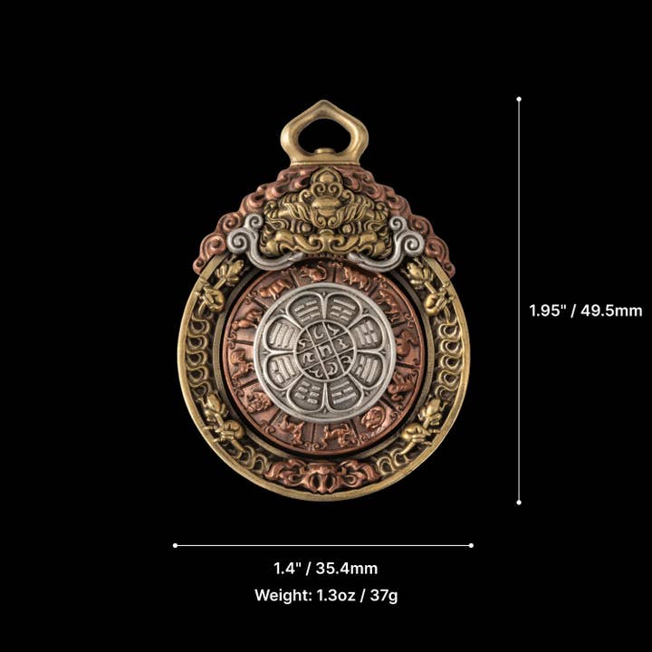 Coppertist.wu - Wholesale Individual Charm/Pendant - Nine Palace Bagua Pendant16