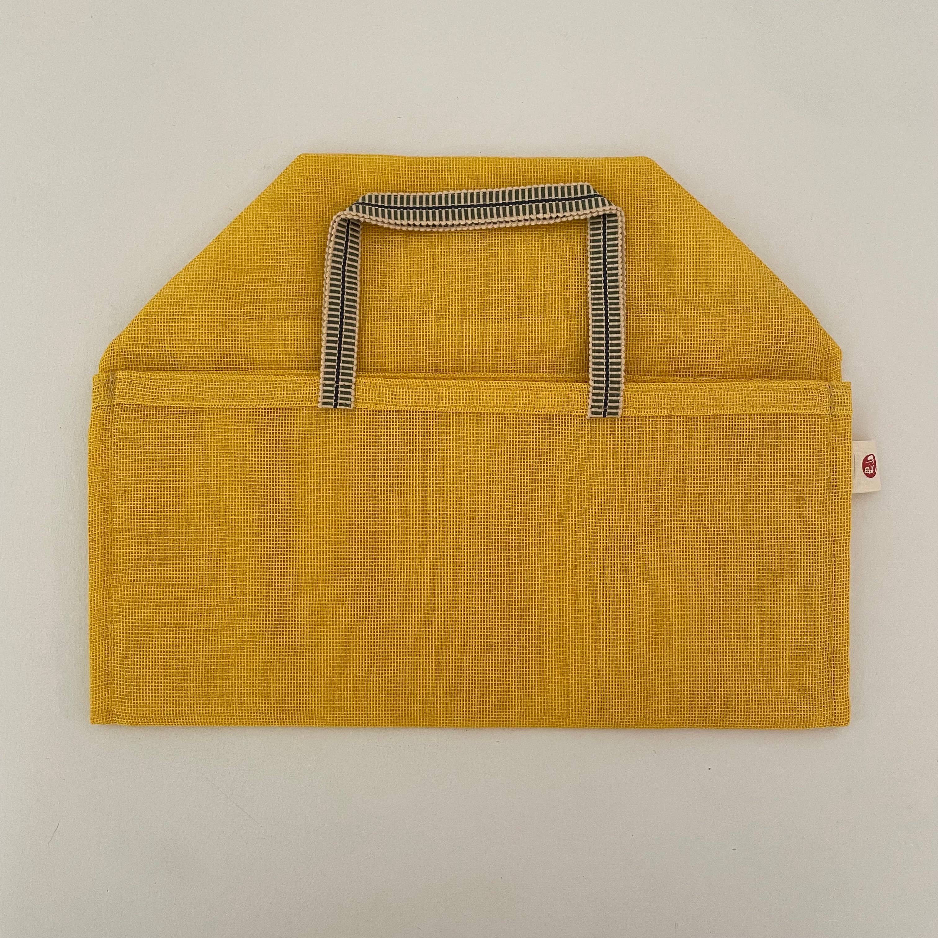 fort & field - Wholesale Grocery/Shopping Bag - 100% cotton gauze net eco produce bags with handle - XLarge3