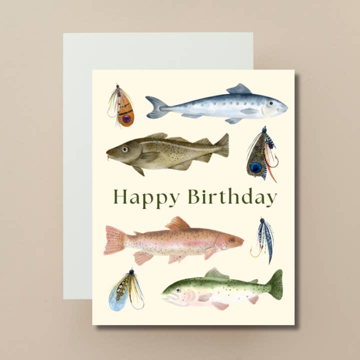 Fishing | Birthday Card for wholesale by Pretty Pages