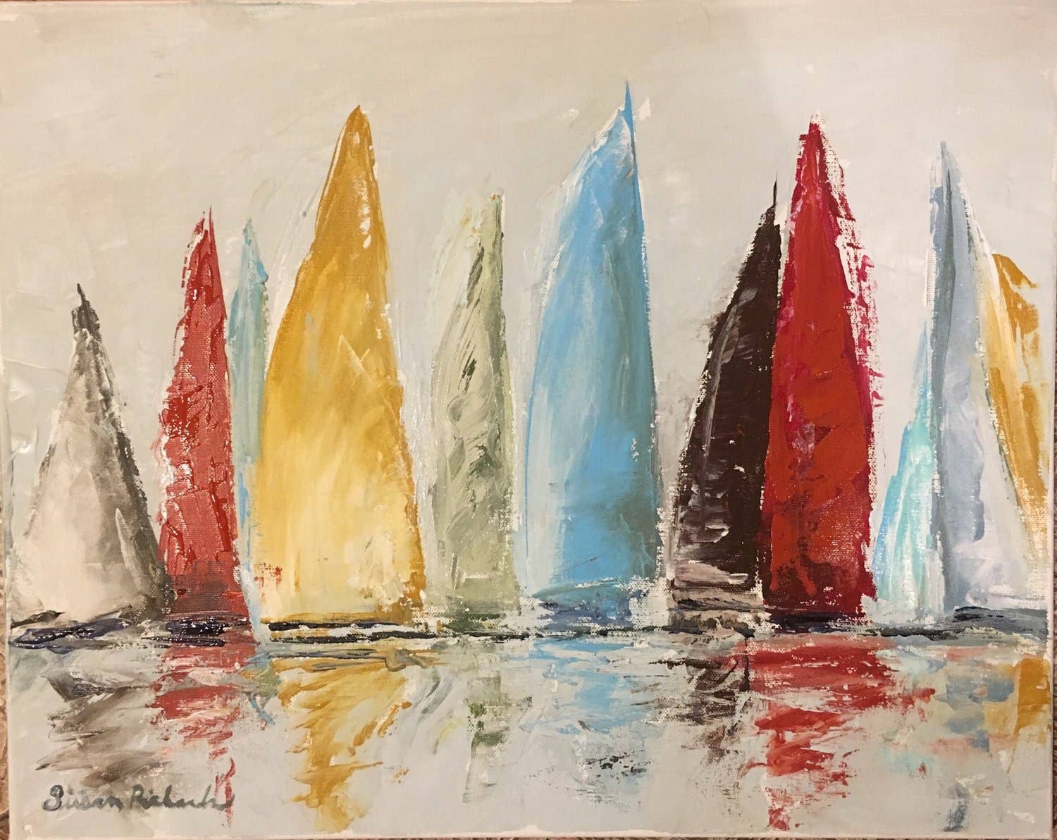 Susan Richards Art - Wholesale Art Print - Colorful Sail Fine Art Print2