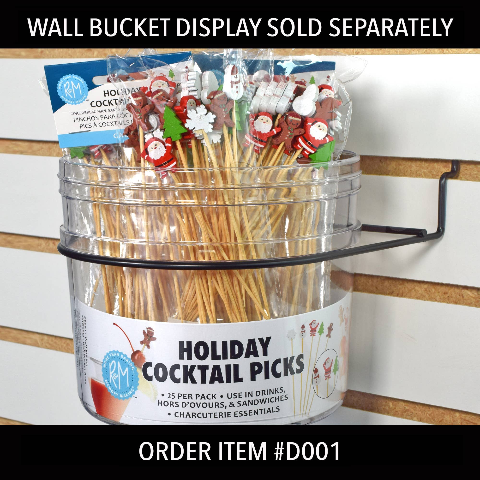 R&M International – Engroshandel Cocktailpind – Vægspand Genopfyldning Ferievalg Pakke med 25/120