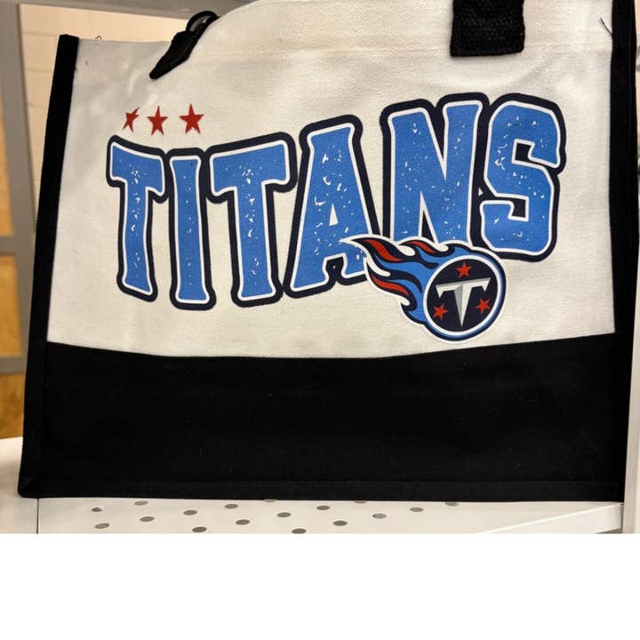 Titans Tote Bag for wholesale by Top Knot Apparel