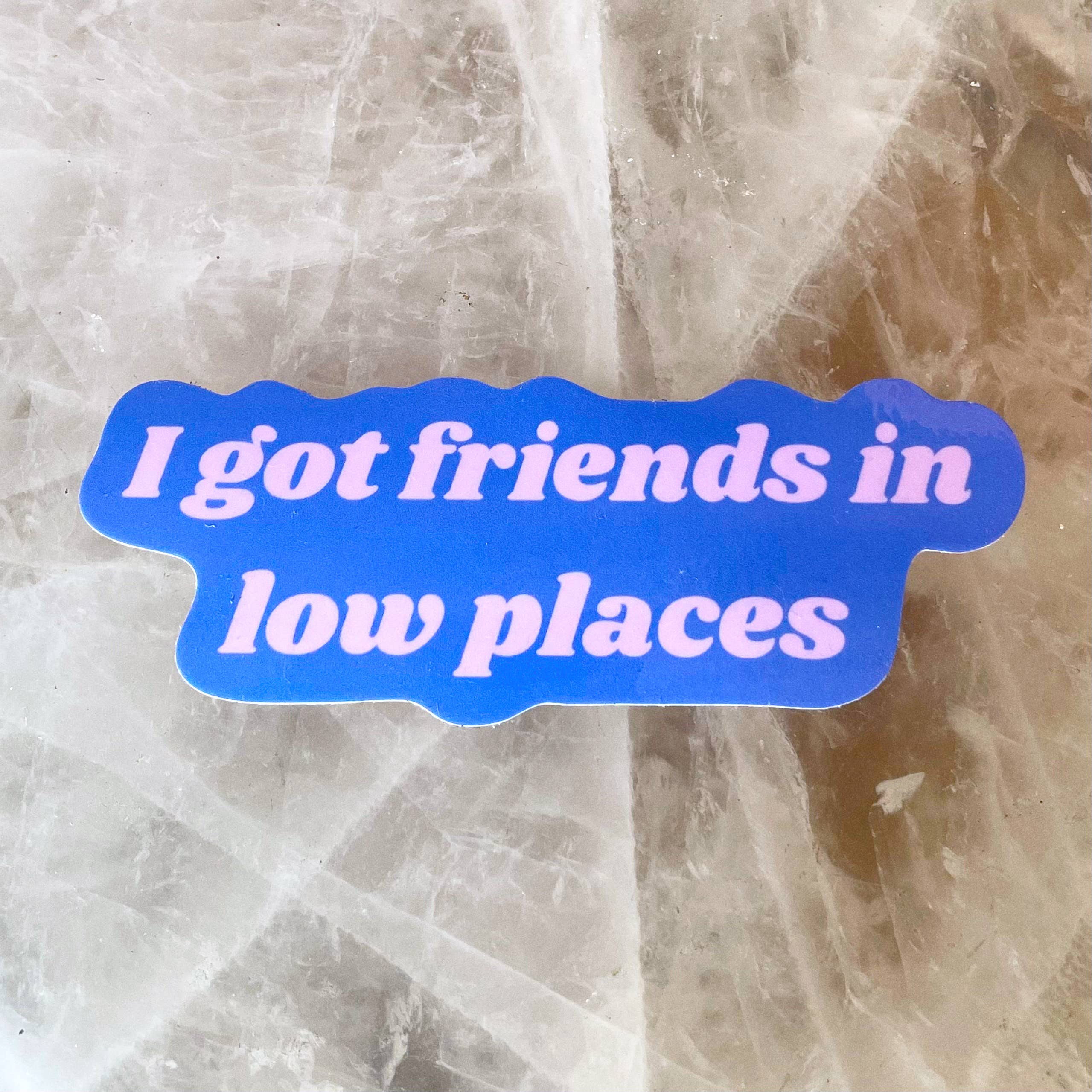 Little Viper Co - Wholesale Sticker - I Got Friends In Low Places Sticker2