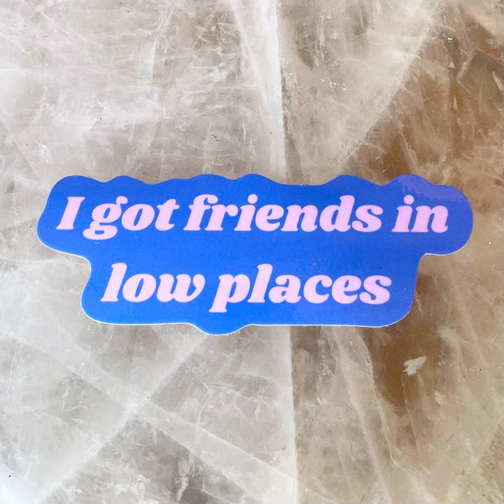 Little Viper Co - Wholesale Sticker - I Got Friends In Low Places Sticker2