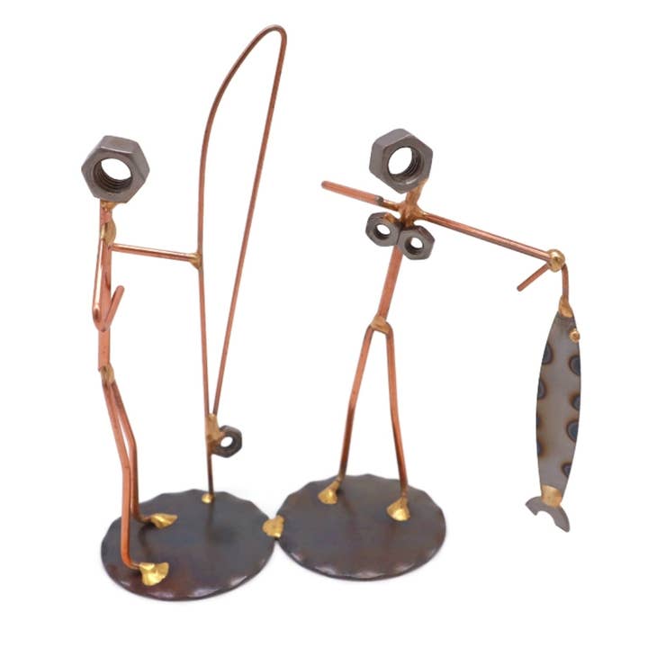 Fisker med kone for engroshandel hos Rock Creek Metal Craft