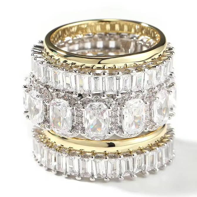 Seraphina ring stack for wholesale by Glam Bar Bazaar