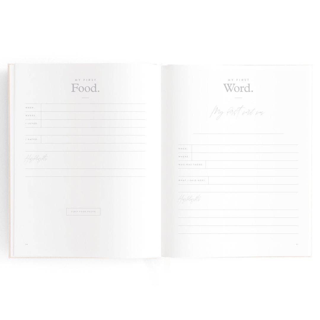 Fox & Fallow – Großhandel Erinnerungsbuch – Kind & Baby – Babybuch Buttermilk (geschlechtsneutral)20