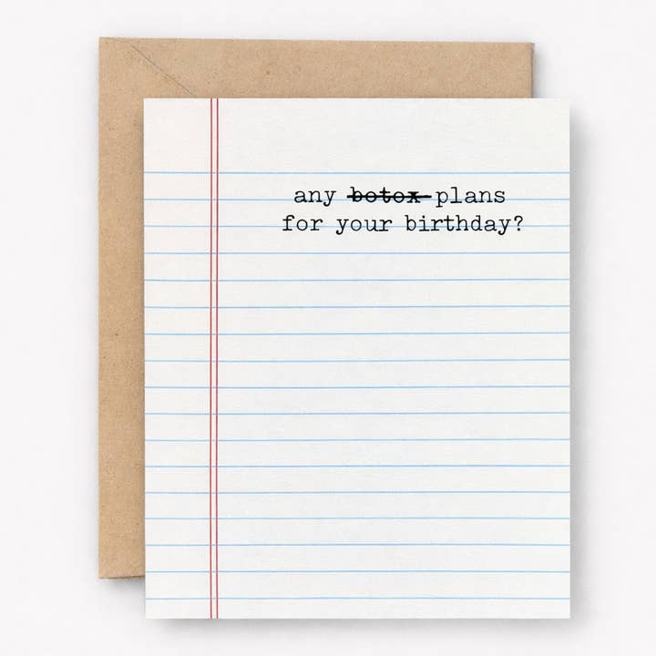 Any Botox Plans for Your Birthday? for wholesale by Ravensgoods