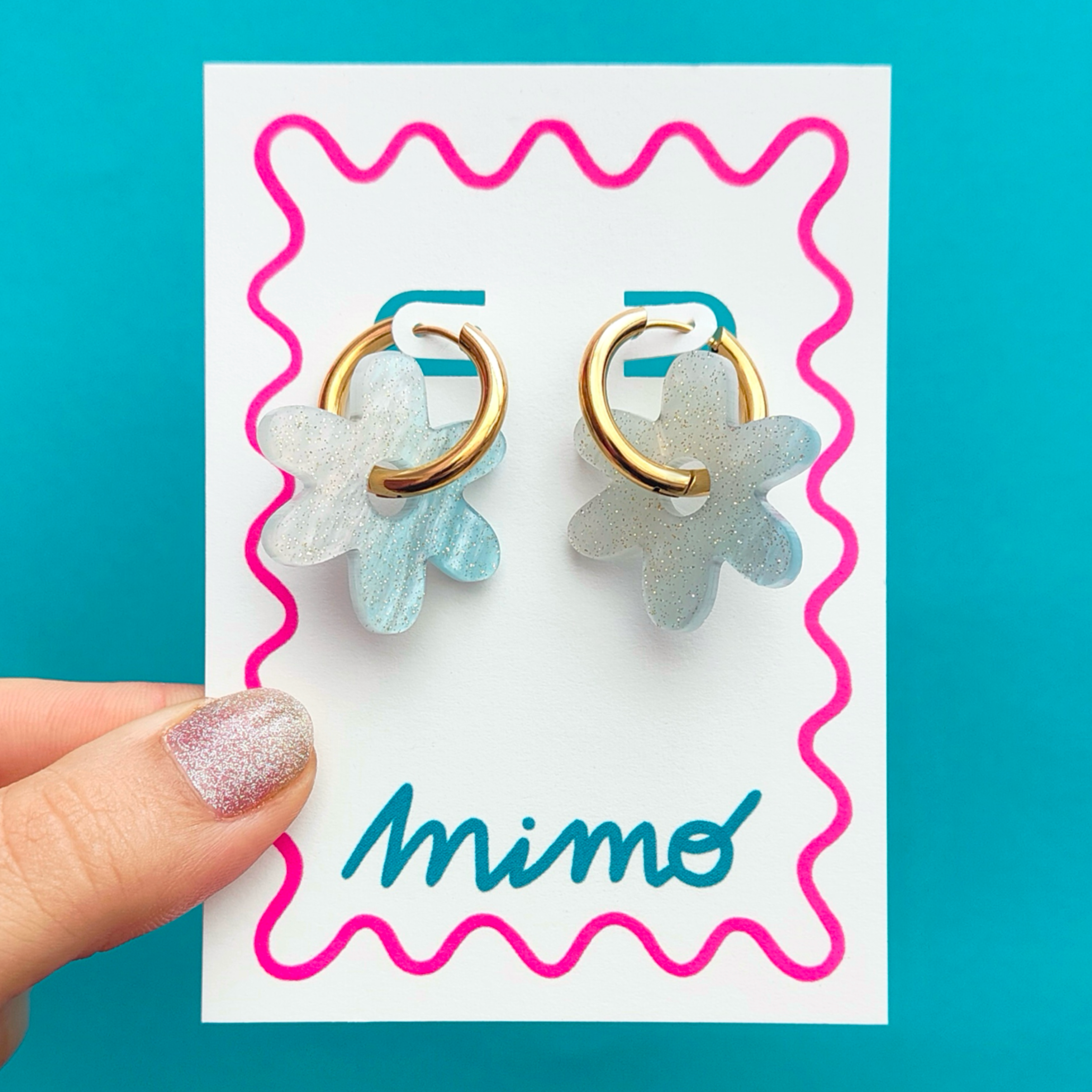 Mimo – wholesale Hoop earrings – Wholesale Flower Hoop Earrings5