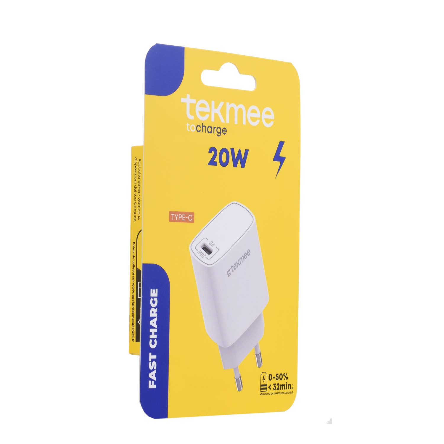 Tekmee – Engroshandel Små/håndholdte apparater – 20W TYPE C HURTIG OPLADNING AC OPLADER1