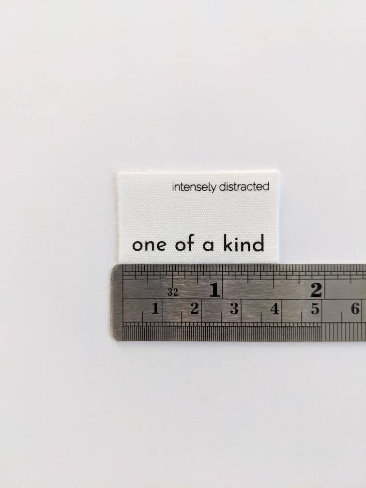 Intensely Distracted - Wholesale Craft Supplies - One Of A Kind, Just Like You | Cotton Luxe Labels3