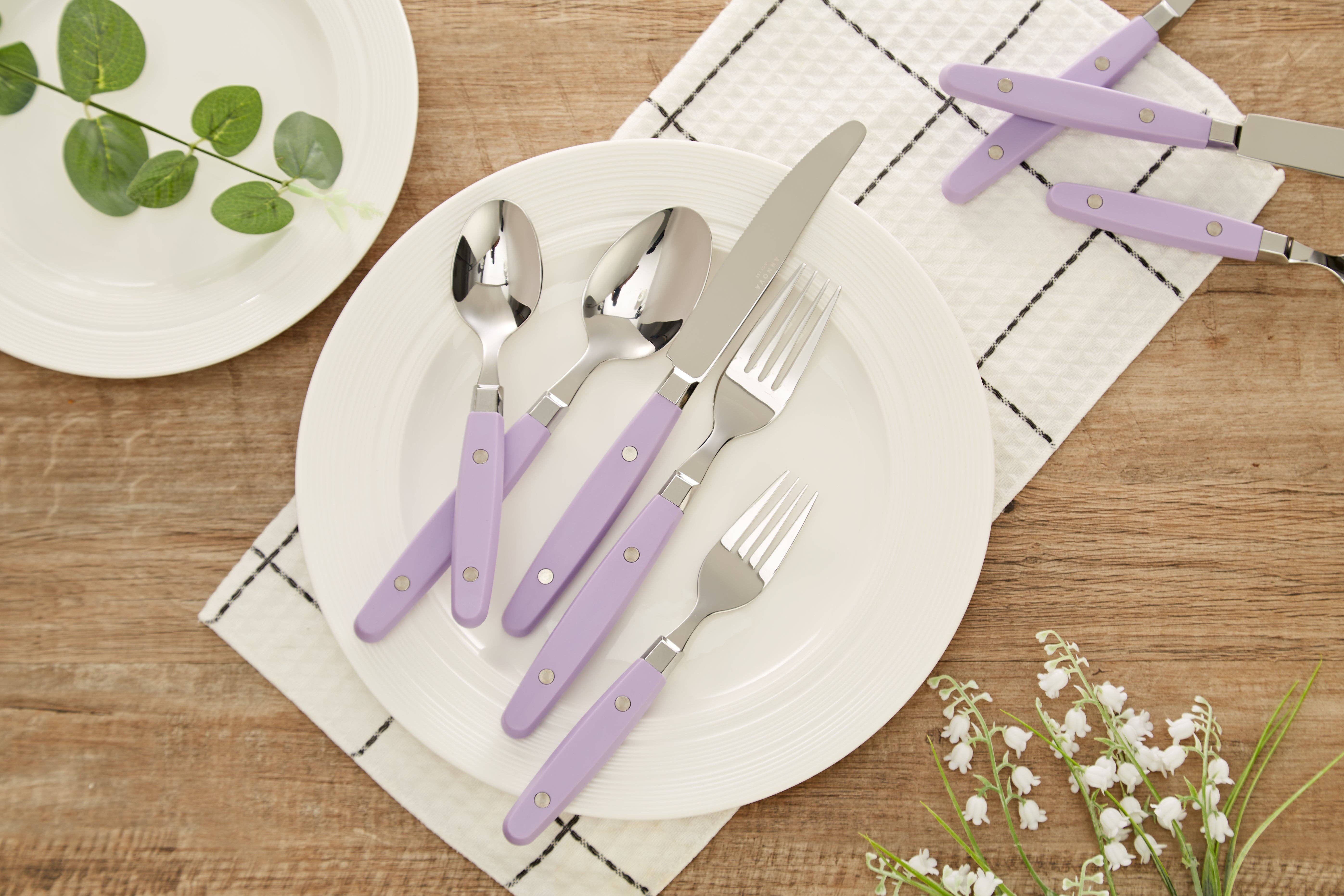 ANNOVA - Venta al por mayor Conjunto de cubiertos - Juego de Cubiertos Retro ANNOVA de 20 Piezas37