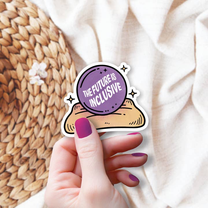Kingdom of Threads - Wholesale Sticker - The Future is Inclusive Sticker, 3-inch2