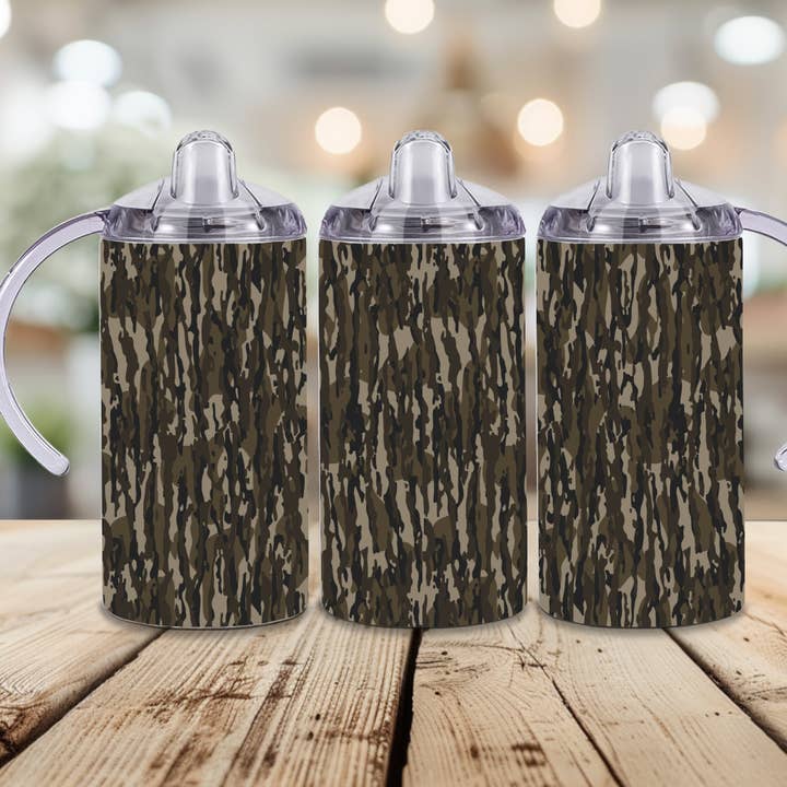 Bottomland Camo Jakt 12oz Barnmugg med 2 Lock för wholesale av AvaryMaeInspirations