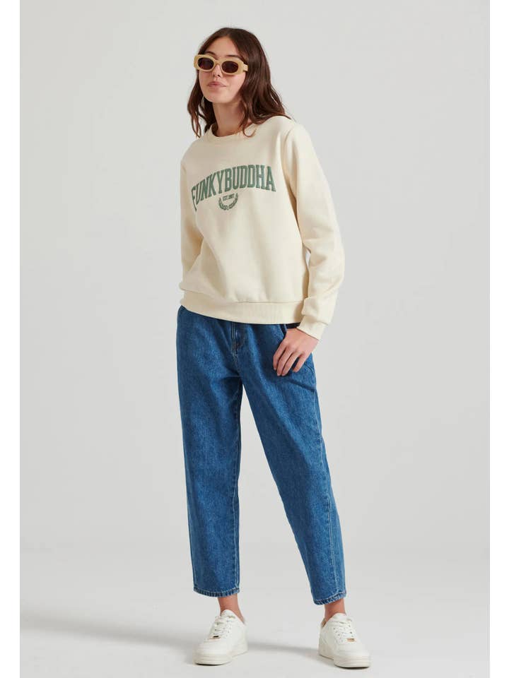 Funky Buddha - Wholesale Sweatshirt - Women's - Ladies Crew Neck Sweater38