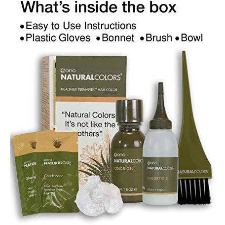 Teinture capillaire activée par la chaleur blond clair 8N avec ingrédients biologiques 120 ml/4 fl. oz. pour la vente par Organic Natural Colors