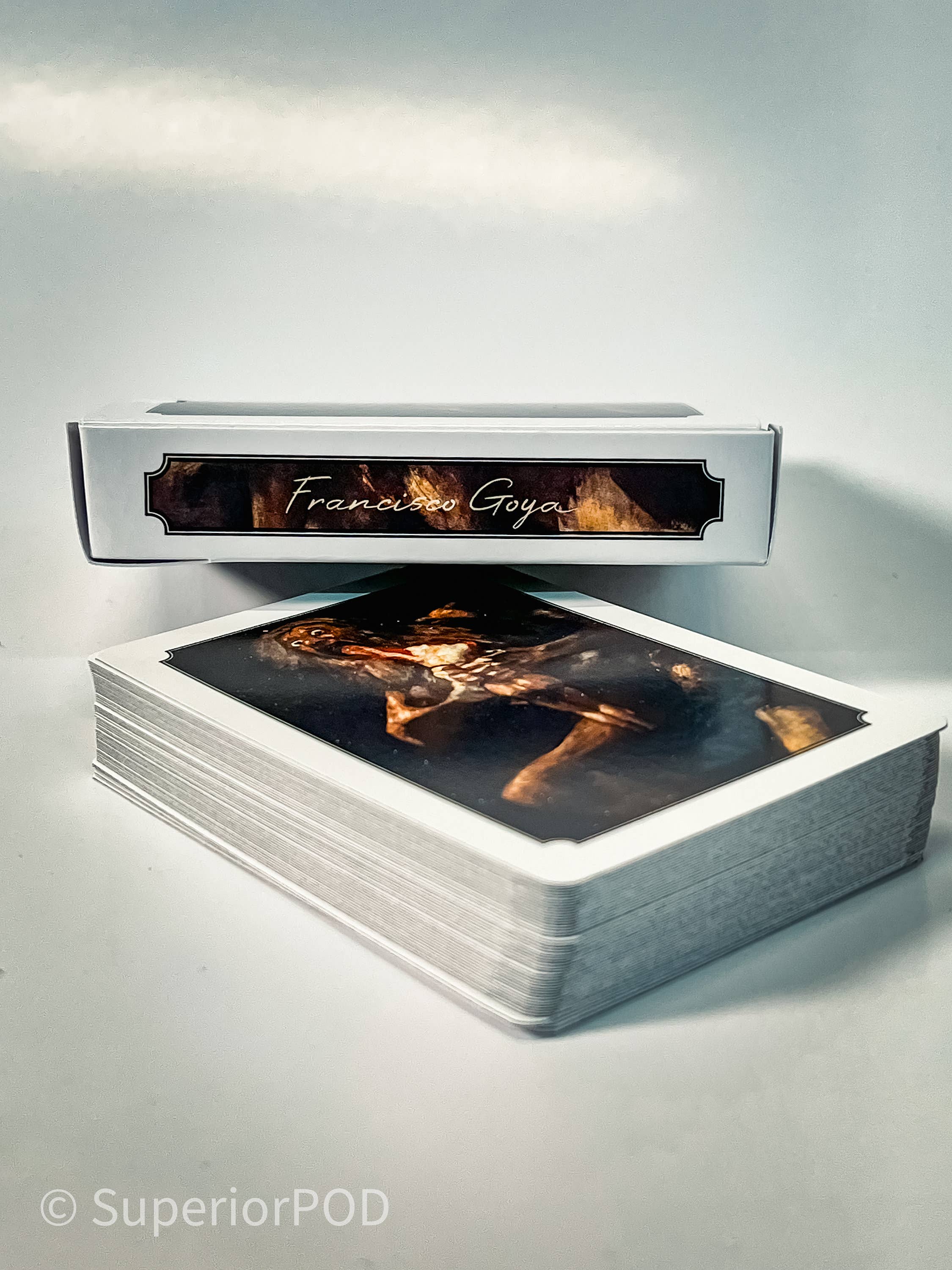 Superior Print on Demand – Cartas de jogar por atacado – Francisco Goya Saturno Devorando o Filho a Jogar Baralho de Cartas3