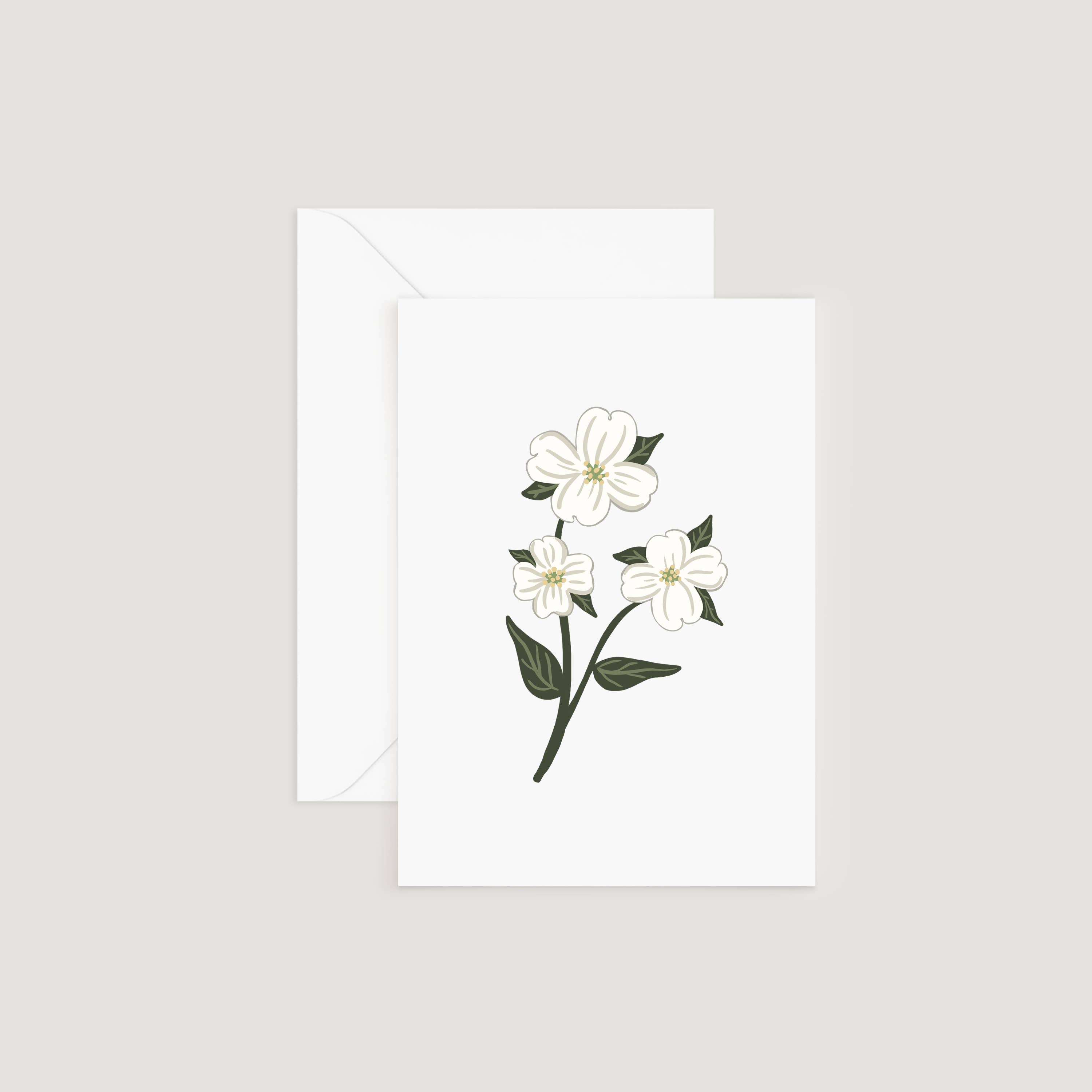 Doster Paper Co. - Wholesale Everyday Greeting Card - Greeting Card, Dogwood Flowers