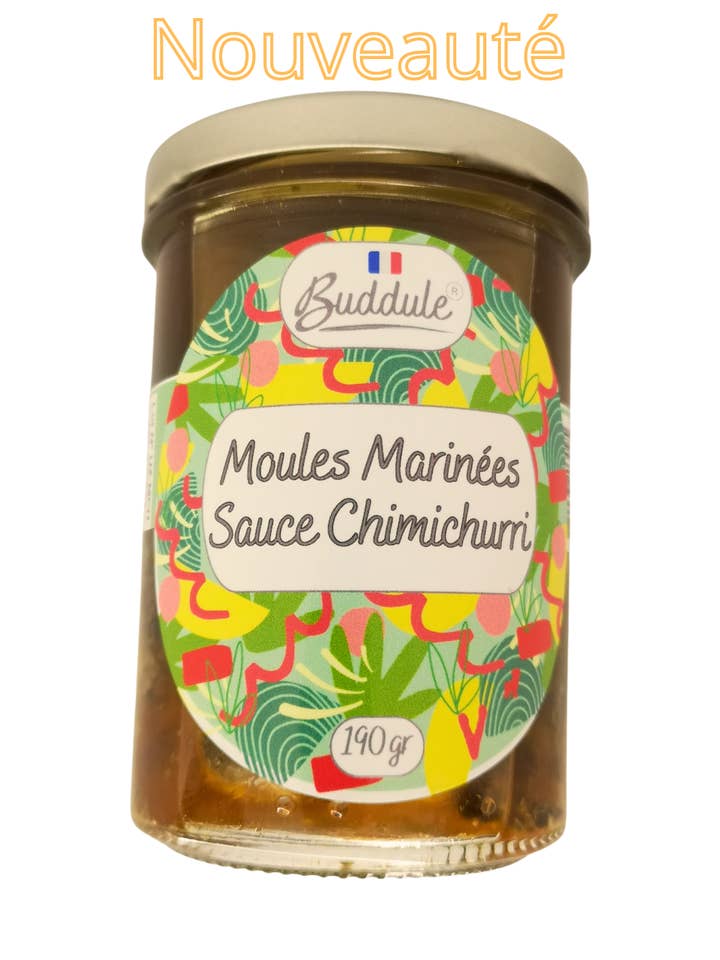 Moules marinées Chimichurri pour la vente par BUDDULE