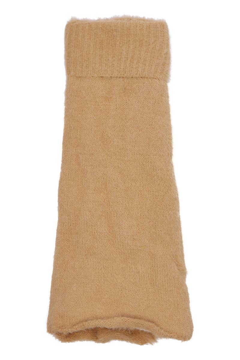 ASSORTED Fuzzy Flared Baggy Knitted Y2k Leg Warmers for wholesale on Faire8