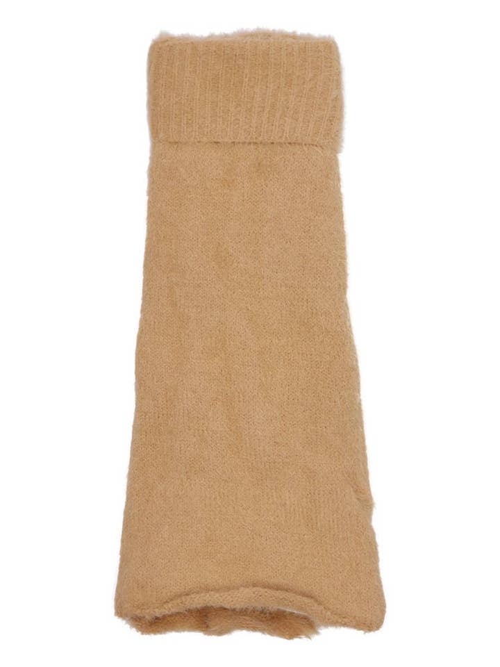 ASSORTED Fuzzy Flared Baggy Knitted Y2k Leg Warmers for wholesale on Faire8